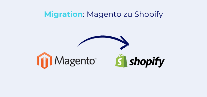 Beitragsbild Migration Magento zu Shopify