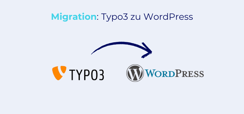 Beitragsbild Migration Typo3 zu WordPress