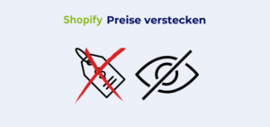 Beitragsbild Shopify Preise verstecken